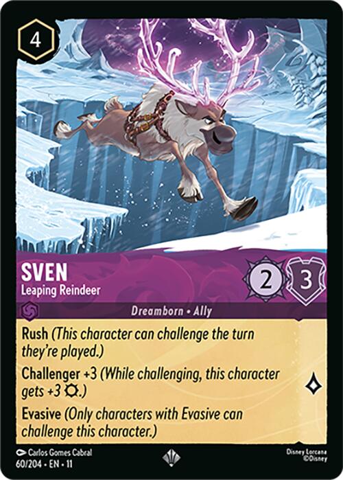 Sven - Leaping Reindeer (60/204) [Winterspell] Lorcana Single Disney | Red Claw Gaming