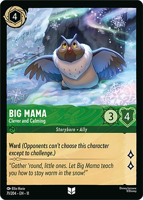 Big Mama - Clever and Calming (71/204) [Winterspell] Lorcana Single Disney | Red Claw Gaming