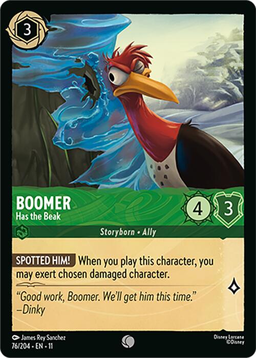 Boomer - Has the Beak (76/204) [Winterspell] Lorcana Single Disney | Red Claw Gaming