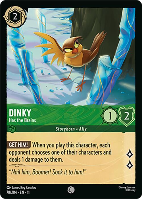 Dinky - Has the Brains (78/204) [Winterspell] Lorcana Single Disney | Red Claw Gaming