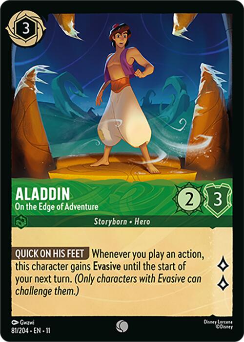 Aladdin - On the Edge of Adventure (81/204) [Winterspell] Lorcana Single Disney | Red Claw Gaming
