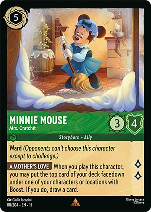 Minnie Mouse - Mrs. Cratchit (88/204) [Winterspell] Lorcana Single Disney | Red Claw Gaming