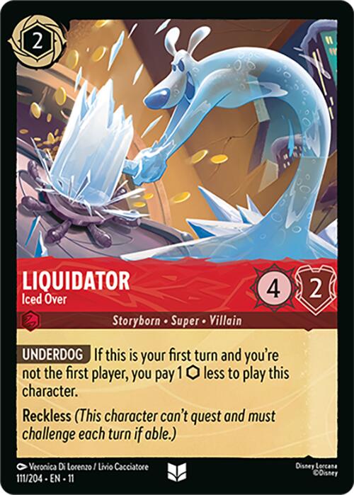 Liquidator - Iced Over (111/204) [Winterspell] Lorcana Single Disney | Red Claw Gaming