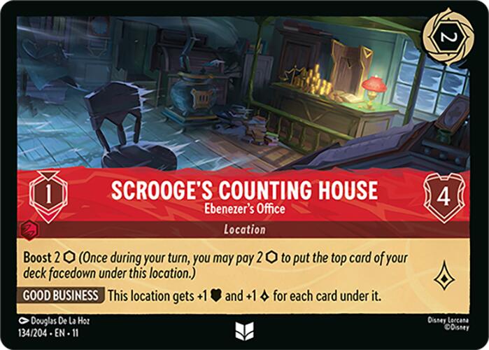 Scrooge's Counting House - Ebenezer's Office (134/204) [Winterspell] Lorcana Single Disney | Red Claw Gaming