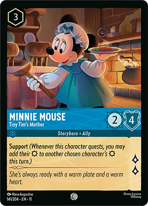 Minnie Mouse - Tiny Tim's Mother (141/204) [Winterspell] Lorcana Single Disney | Red Claw Gaming