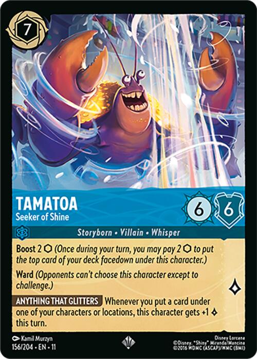 Tamatoa - Seeker of Shine (156/204) [Winterspell] Lorcana Single Disney | Red Claw Gaming