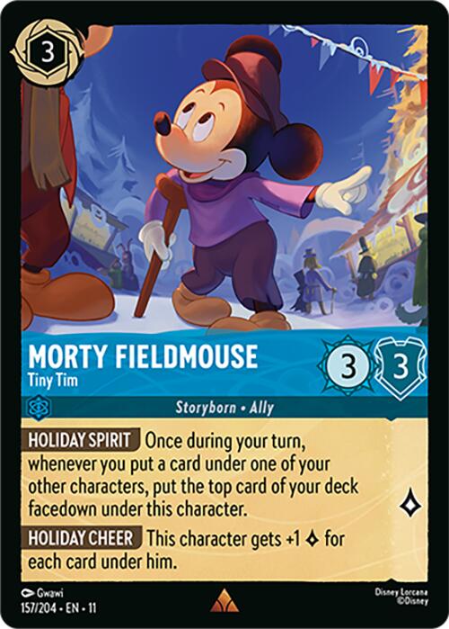 Morty Fieldmouse - Tiny Tim (157/204) [Winterspell] Lorcana Single Disney | Red Claw Gaming