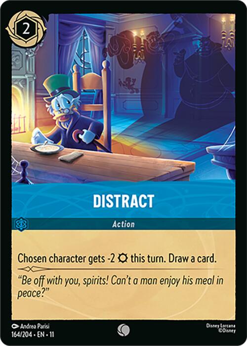 Distract (164/204) [Winterspell] Lorcana Single Disney | Red Claw Gaming