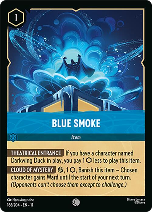 Blue Smoke (166/204) [Winterspell] Lorcana Single Disney | Red Claw Gaming