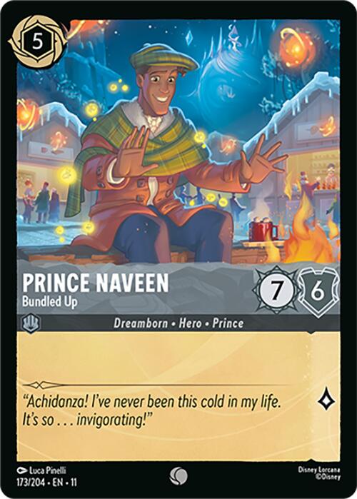 Prince Naveen - Bundled Up (173/204) [Winterspell] Lorcana Single Disney | Red Claw Gaming