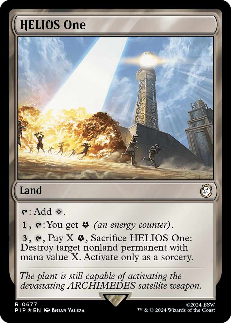 HELIOS One (Surge Foil) [Fallout] MTG Single Magic: The Gathering    | Red Claw Gaming