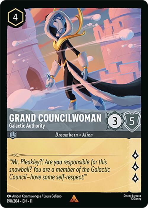 Grand Councilwoman - Galactic Authority (190/204) [Winterspell] Lorcana Single Disney | Red Claw Gaming