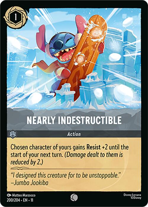 Nearly Indestructible (200/204) [Winterspell] Lorcana Single Disney | Red Claw Gaming