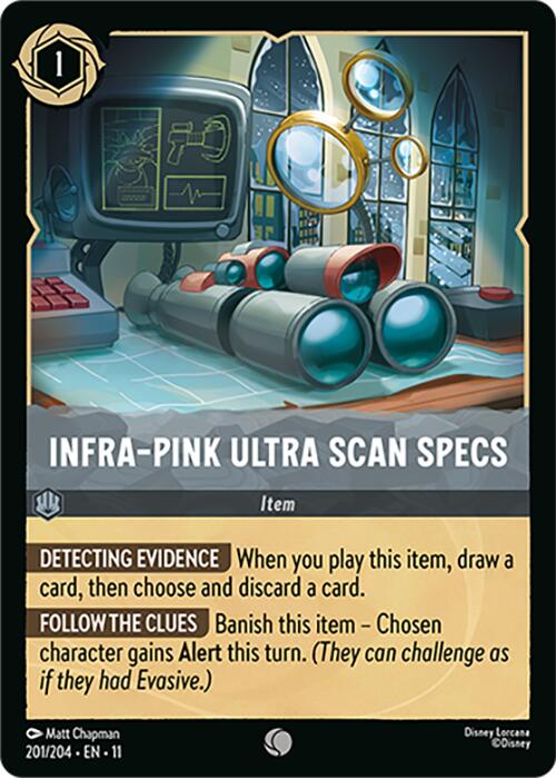 Infra-Pink Ultra Scan Specs (201/204) [Winterspell] Lorcana Single Disney | Red Claw Gaming