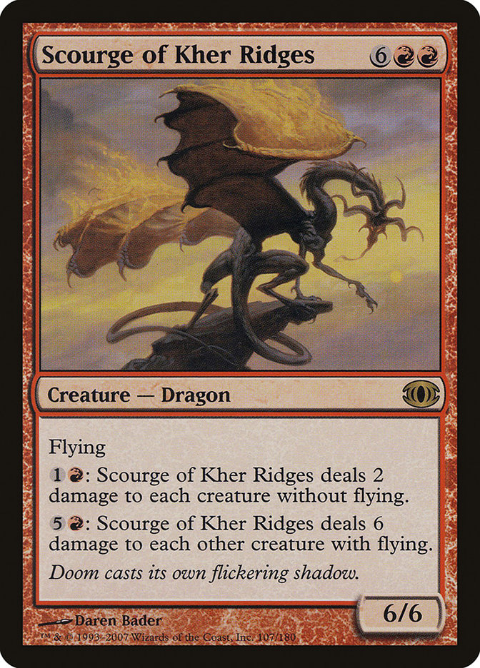 Scourge of Kher Ridges [Future Sight] MTG Single Magic: The Gathering | Red Claw Gaming