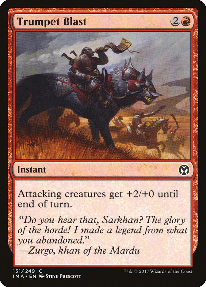 Trumpet Blast [Iconic Masters] MTG Single Magic: The Gathering | Red Claw Gaming