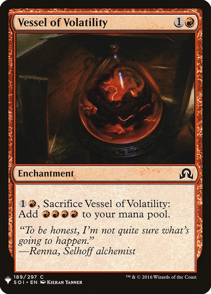Vessel of Volatility [Mystery Booster] MTG Single Magic: The Gathering | Red Claw Gaming