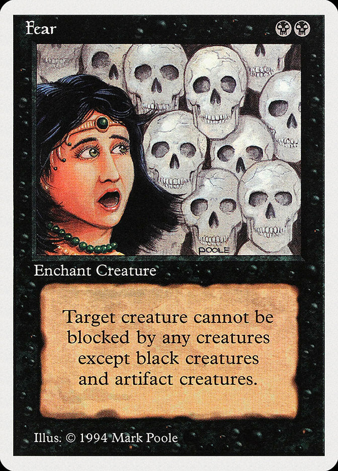 Fear [Summer Magic / Edgar] MTG Single Magic: The Gathering | Red Claw Gaming