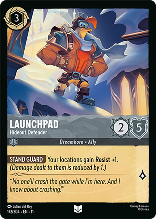 Launchpad - Hideout Defender (172/204) [Winterspell] Lorcana Single Disney | Red Claw Gaming