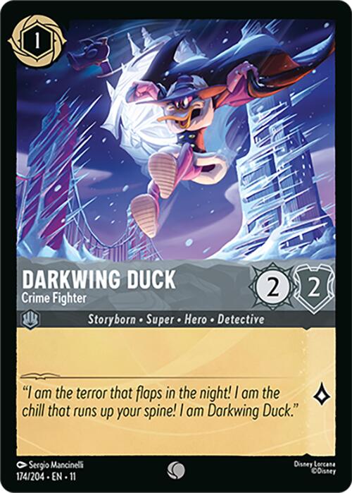Darkwing Duck - Crime Fighter (174/204) [Winterspell] Lorcana Single Disney | Red Claw Gaming