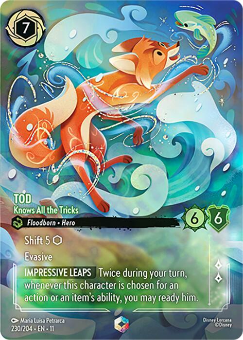 Tod - Knows All the Tricks (Enchanted) (230/204) [Winterspell] Lorcana Single Disney | Red Claw Gaming