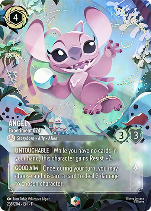 Angel - Experiment 624 (Enchanted) (238/204) [Winterspell] Lorcana Single Disney | Red Claw Gaming