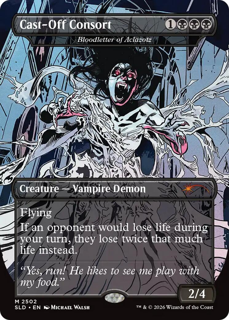 Cast-Off Consort - Bloodletter of Aclazotz [Secret Lair Drop Series] MTG Single Magic: The Gathering | Red Claw Gaming