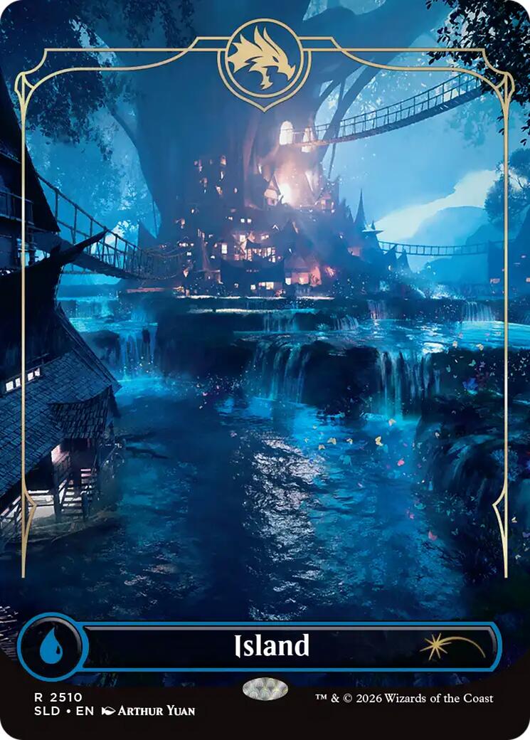 Island (2510) [Secret Lair Drop Series] MTG Single Magic: The Gathering | Red Claw Gaming