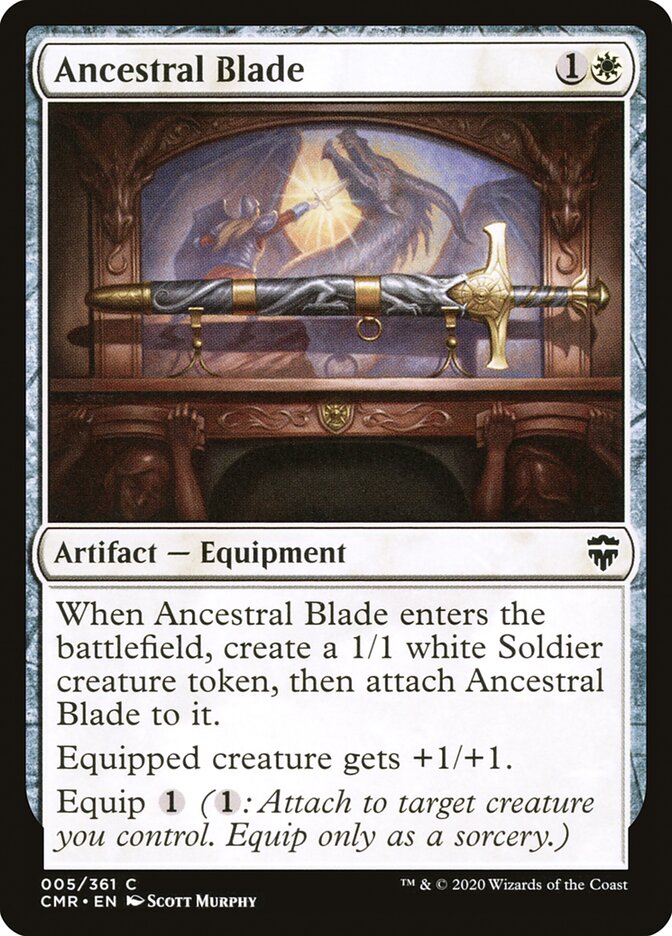 Ancestral Blade [Commander Legends] MTG Single Magic: The Gathering | Red Claw Gaming