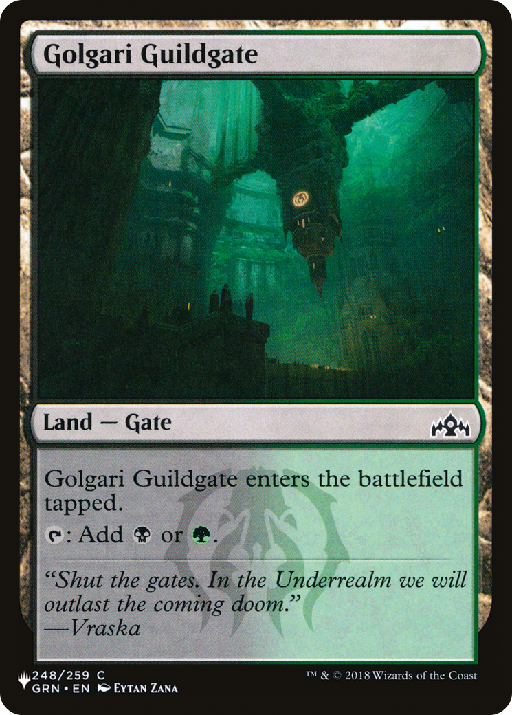 Golgari Guildgate [The List] MTG Single Magic: The Gathering | Red Claw Gaming