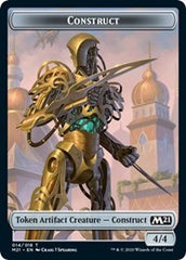 Construct // Zombie Double-Sided Token [Core Set 2021 Tokens] MTG Single Magic: The Gathering | Red Claw Gaming