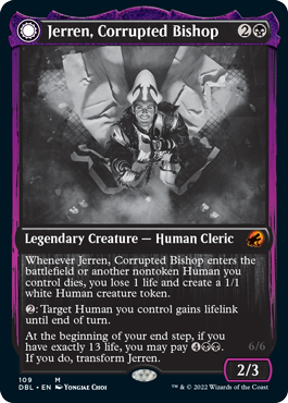 Jerren, Corrupted Bishop // Ormendahl, the Corrupted [Innistrad: Double Feature] MTG Single Magic: The Gathering | Red Claw Gaming