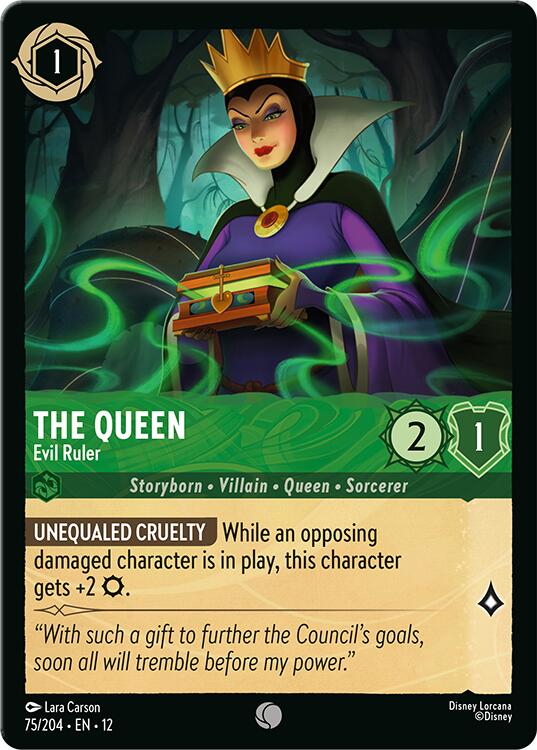 The Queen - Evil Ruler (75/204) [Wilds Unknown] Lorcana Single Disney | Red Claw Gaming