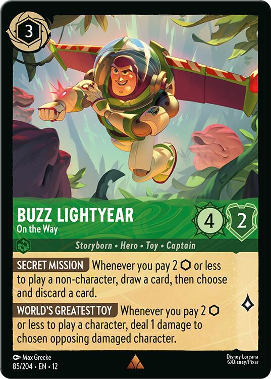 Buzz Lightyear - On the Way (85/204) [Wilds Unknown] Lorcana Single Disney | Red Claw Gaming