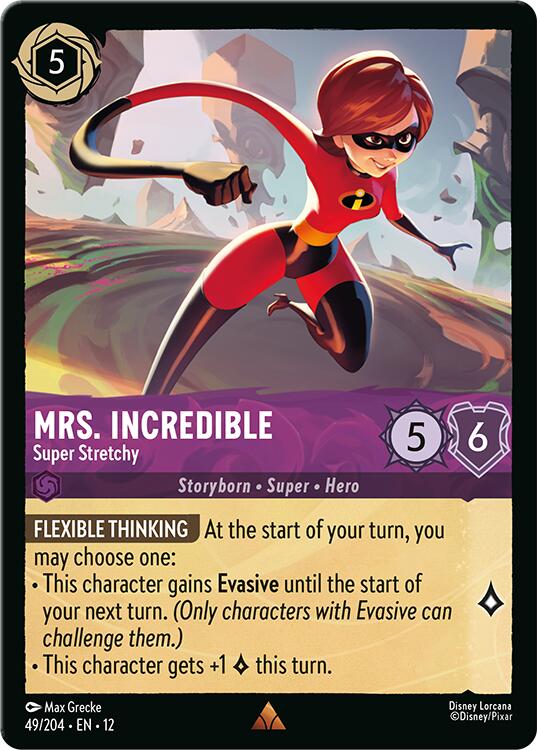 Mrs. Incredible - Super Stretchy (49/204) [Wilds Unknown] Lorcana Single Disney | Red Claw Gaming