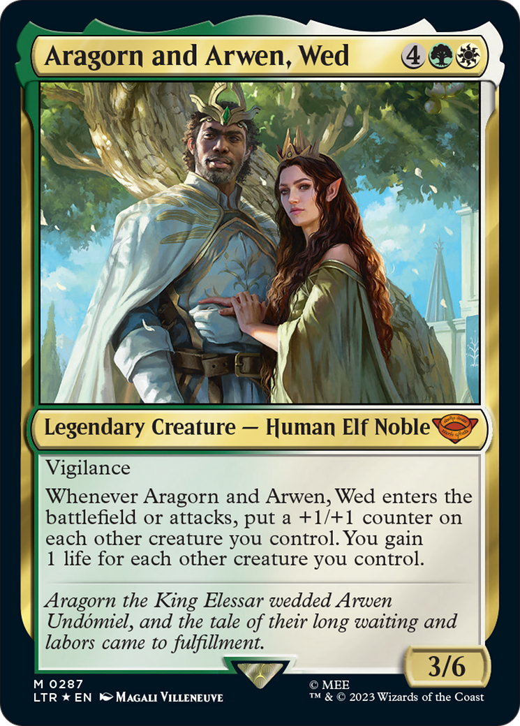 Aragorn and Arwen, Wed [The Lord of the Rings: Tales of Middle-Earth] MTG Single Magic: The Gathering | Red Claw Gaming
