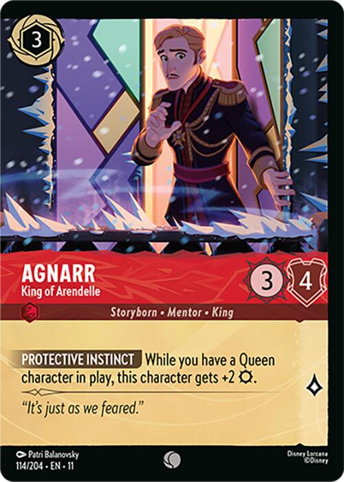 Agnarr - King of Arendelle (Foil) (114/204) [Winterspell] Lorcana Single Disney | Red Claw Gaming