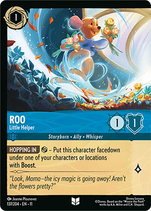 Roo - Little Helper (Foil) (137/204) [Winterspell] Lorcana Single Disney | Red Claw Gaming