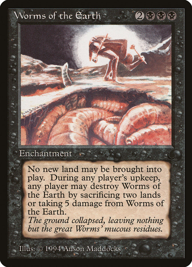 Worms of the Earth [The Dark] MTG Single Magic: The Gathering | Red Claw Gaming