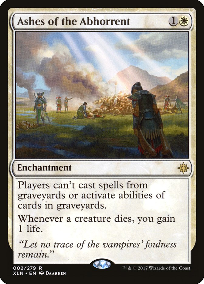 Ashes of the Abhorrent [Ixalan] MTG Single Magic: The Gathering | Red Claw Gaming