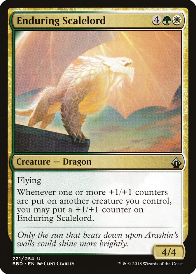Enduring Scalelord [Battlebond] MTG Single Magic: The Gathering | Red Claw Gaming