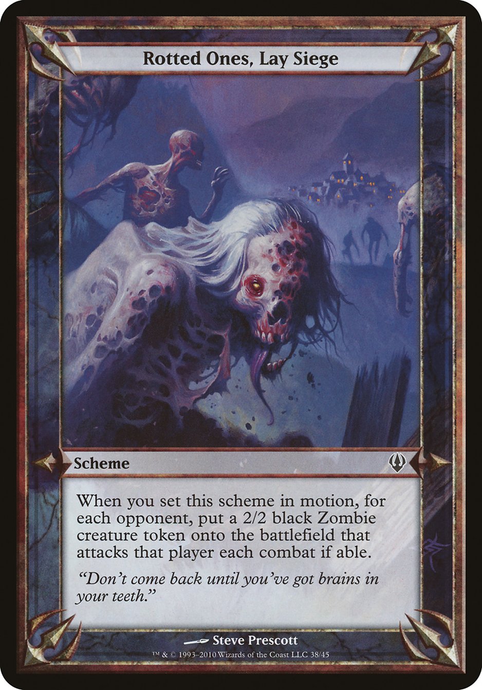 Rotted Ones, Lay Siege (Schemes) [Archenemy Schemes] MTG Single Magic: The Gathering | Red Claw Gaming