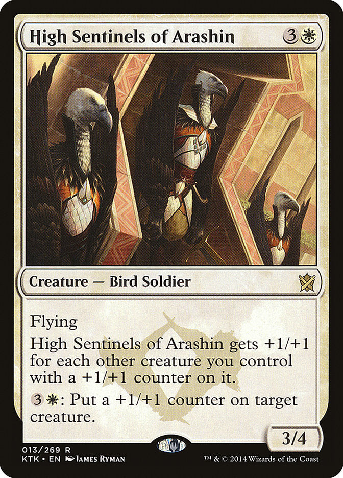 High Sentinels of Arashin [Khans of Tarkir] MTG Single Magic: The Gathering | Red Claw Gaming