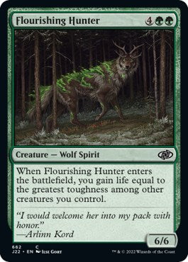 Flourishing Hunter [Jumpstart 2022] MTG Single Magic: The Gathering | Red Claw Gaming