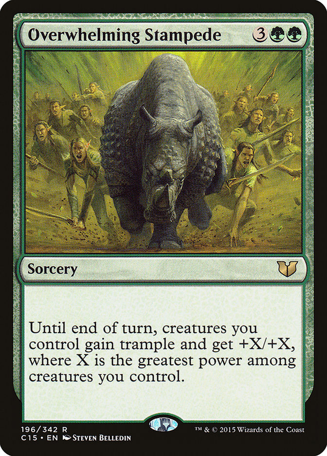Overwhelming Stampede [Commander 2015] MTG Single Magic: The Gathering | Red Claw Gaming