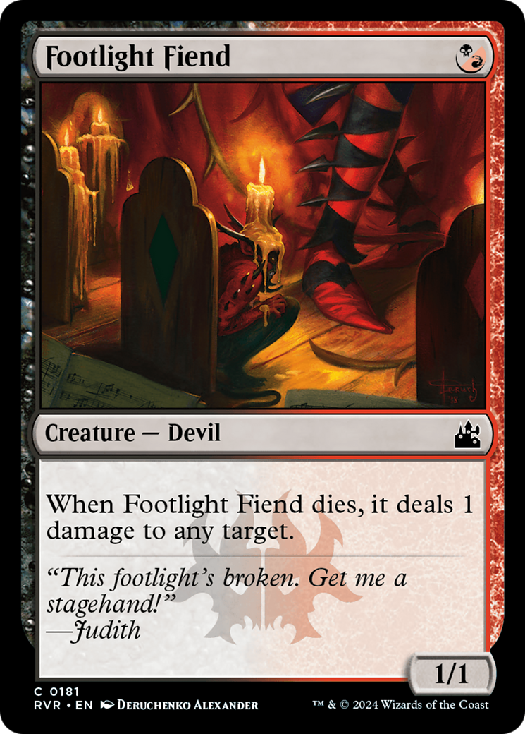 Footlight Fiend [Ravnica Remastered] MTG Single Magic: The Gathering | Red Claw Gaming