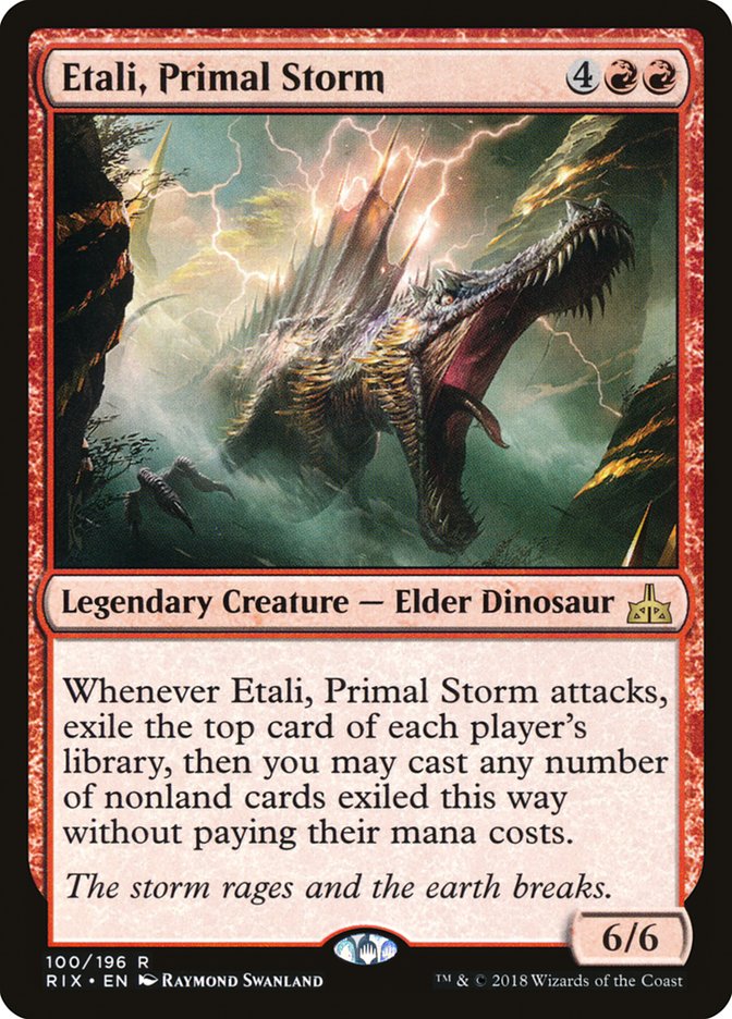 Etali, Primal Storm [Rivals of Ixalan] MTG Single Magic: The Gathering | Red Claw Gaming