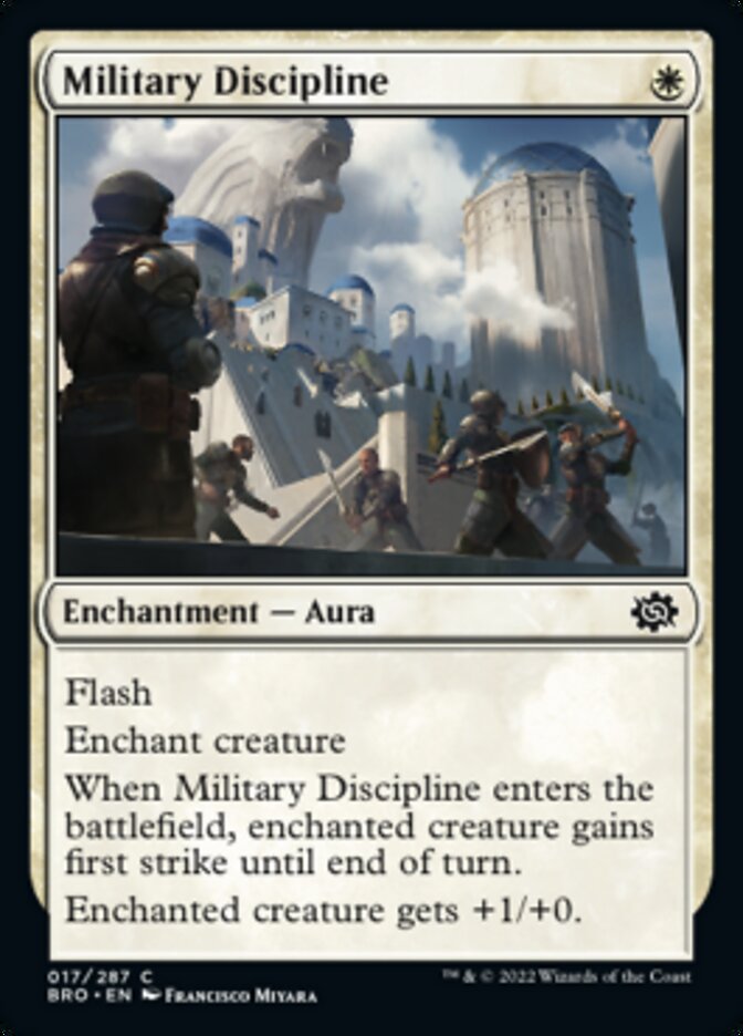 Military Discipline [The Brothers' War] MTG Single Magic: The Gathering | Red Claw Gaming