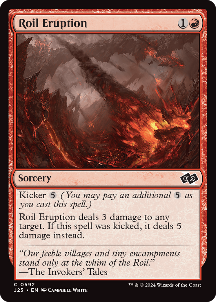 Roil Eruption [Foundations Jumpstart] MTG Single Magic: The Gathering | Red Claw Gaming