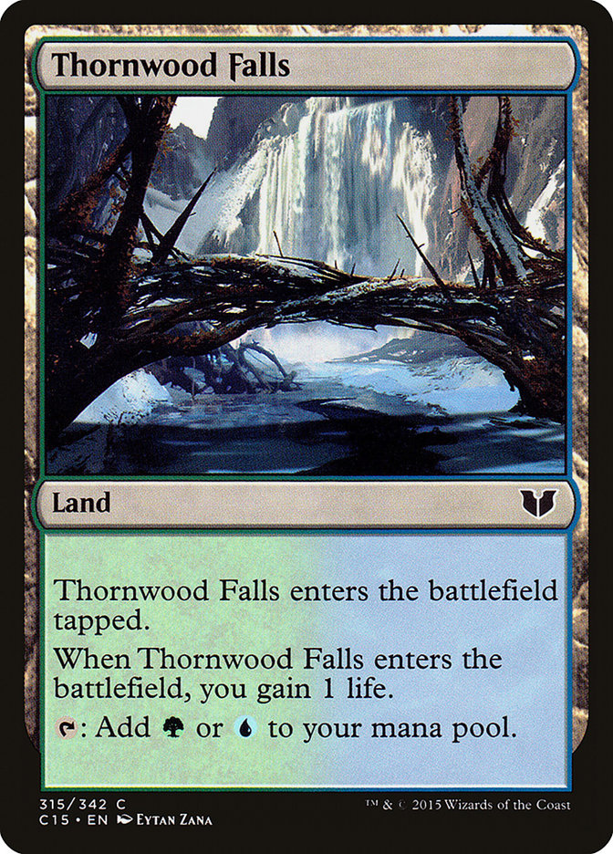 Thornwood Falls [Commander 2015] MTG Single Magic: The Gathering | Red Claw Gaming